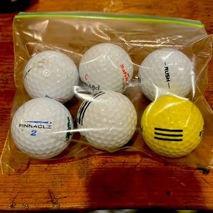 Pinnacle Used Golf Balls Bundle 6